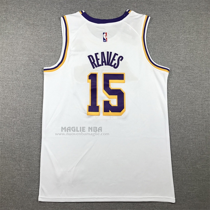 Maglia
 Austin Reaves NO 15 Los Angeles Lakers Association 2022-23 Bianco
